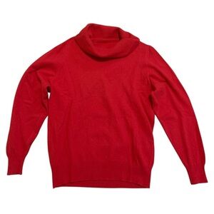 Luxury Vintage Ballantyne Red Super Geelong Wool Sweater S/M